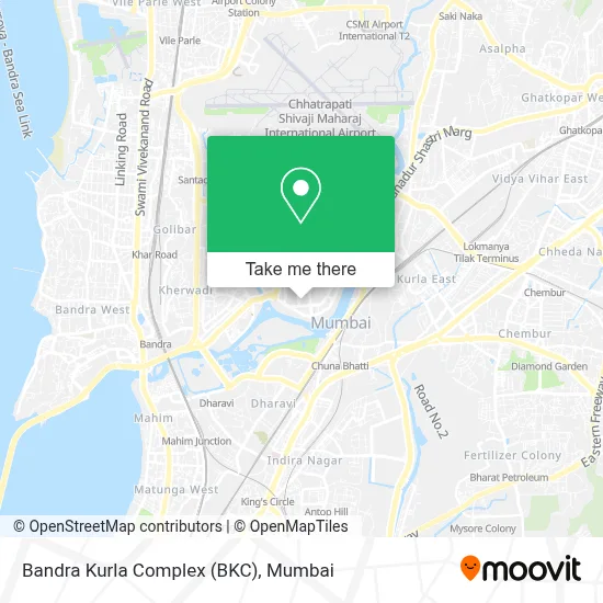 Bandra Kurla Complex (BKC) map
