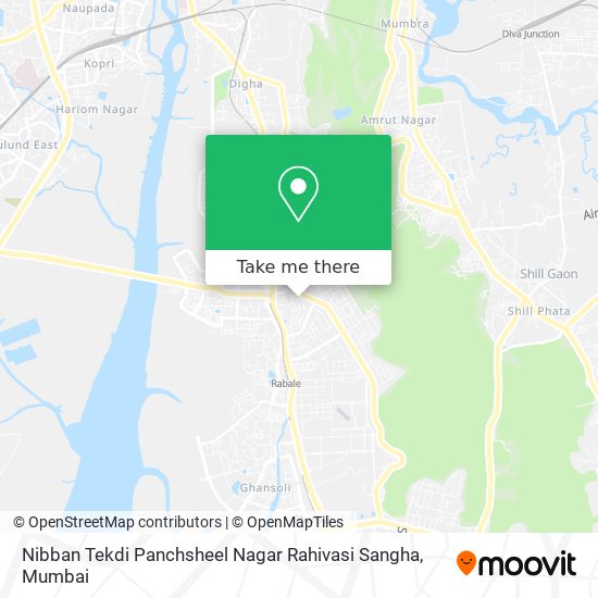 Nibban Tekdi Panchsheel Nagar Rahivasi Sangha map