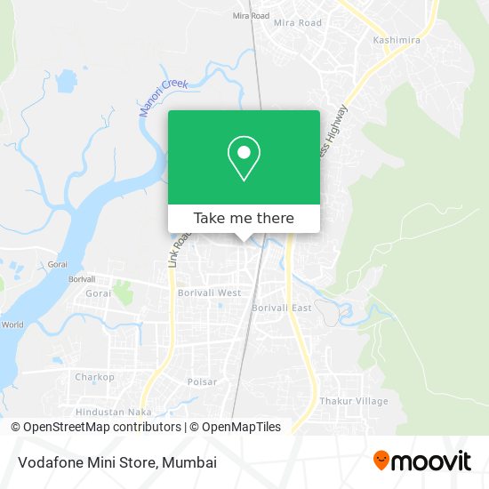 Vodafone Mini Store map