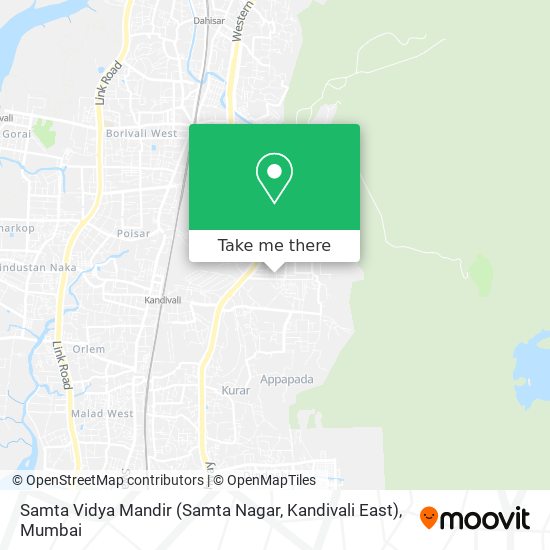 Samta Vidya Mandir (Samta Nagar, Kandivali East) map