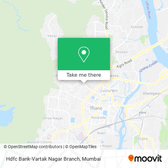 Hdfc Bank-Vartak Nagar Branch map