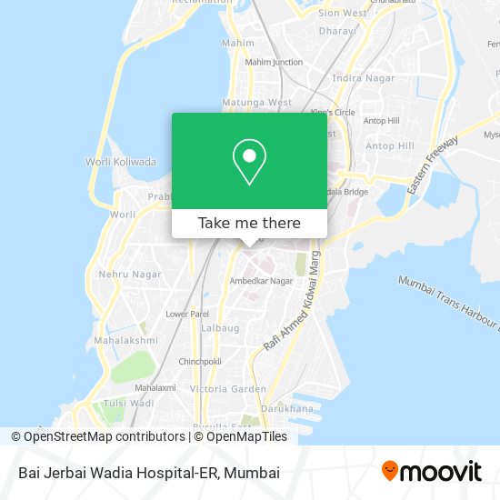 Bai Jerbai Wadia Hospital-ER map
