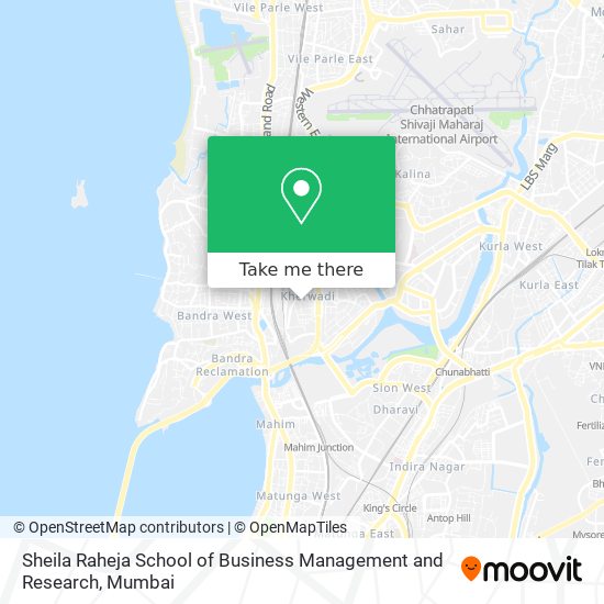 Sheila Raheja School of Business Management and Research map