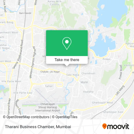 Tharani Business Chamber map