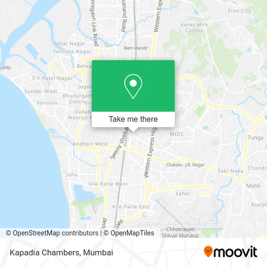 Kapadia Chambers map
