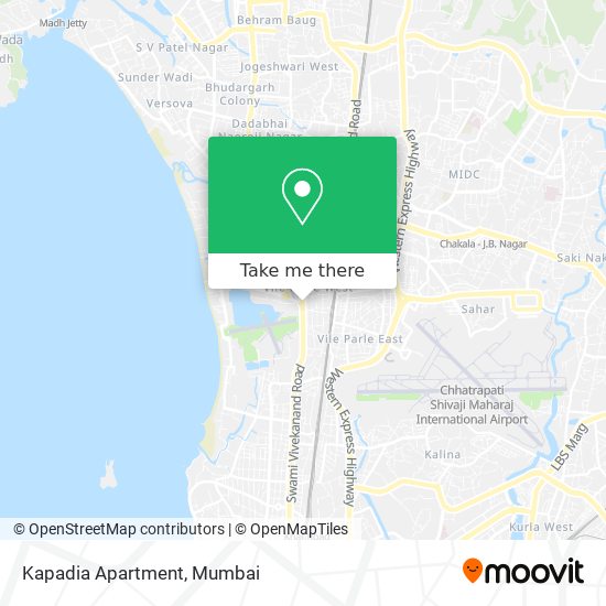 Kapadia Apartment map