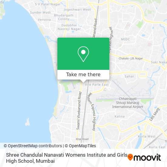 Shree Chandulal Nanavati Womens Institute and Girls High School map
