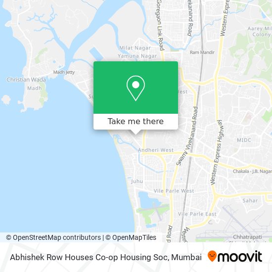 Abhishek Row Houses Co-op Housing Soc map