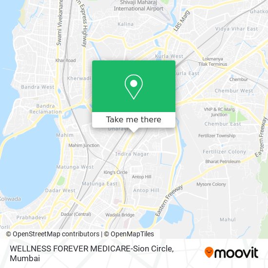 WELLNESS FOREVER MEDICARE-Sion Circle map