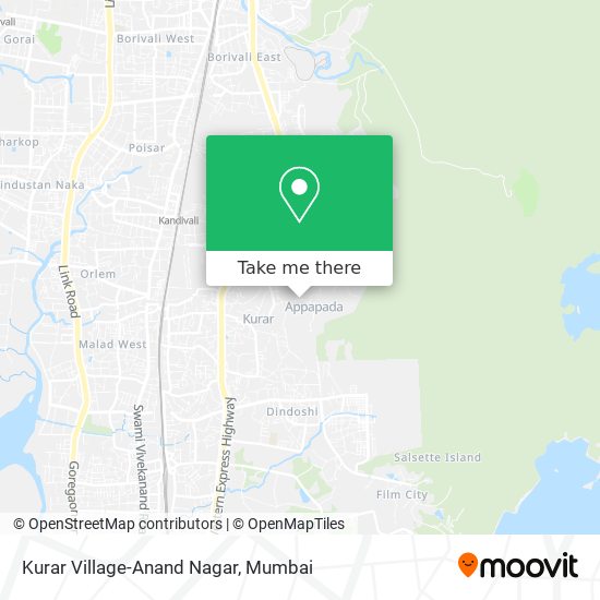 Kurar Village-Anand Nagar map