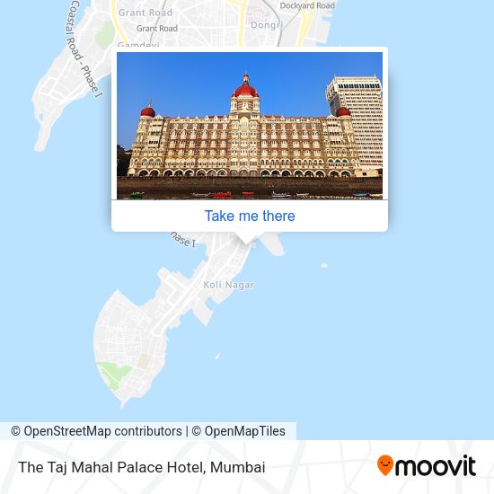 The Taj Mahal Palace Hotel map