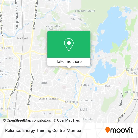 Reliance Energy Training Centre map