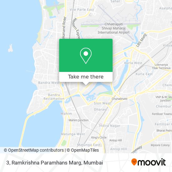 3, Ramkrishna Paramhans Marg map