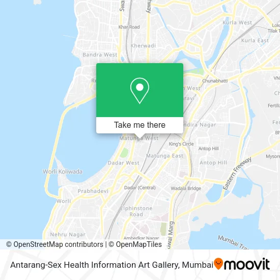 Antarang-Sex Health Information Art Gallery map