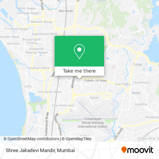 Shree Jakadevi Mandir map