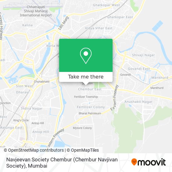 Navjeevan Society Chembur (Chembur Navjivan Society) map