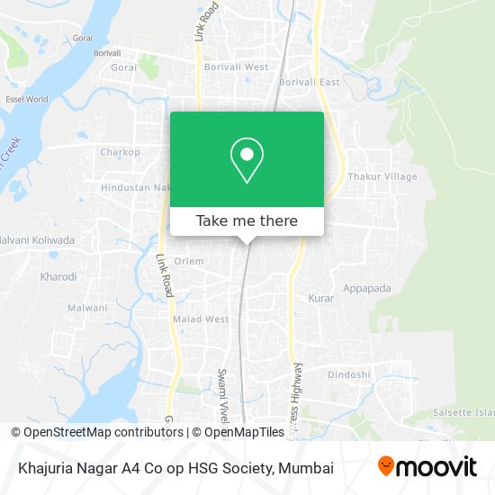 Khajuria Nagar A4 Co op HSG Society map