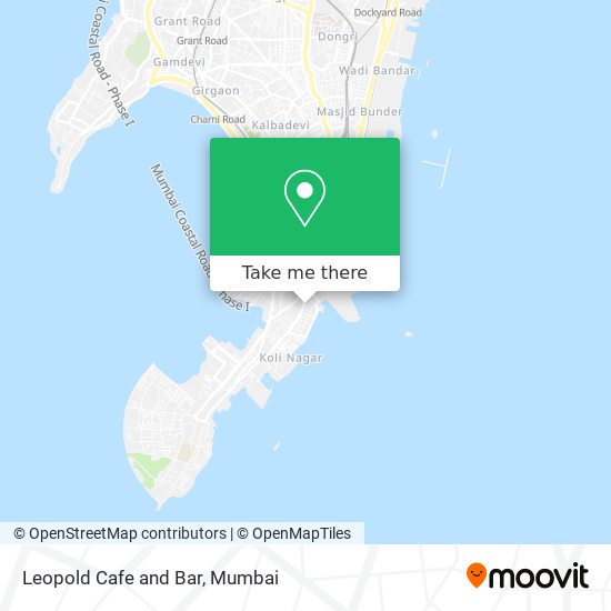 Leopold Cafe and Bar map