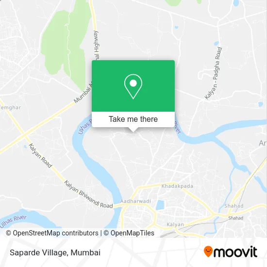 Saparde Village map