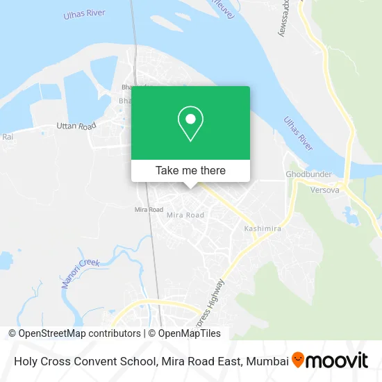 Holy Cross Convent School, Mira Road East map
