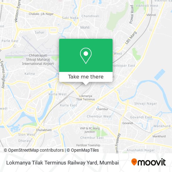 Lokmanya Tilak Terminus Railway Yard map