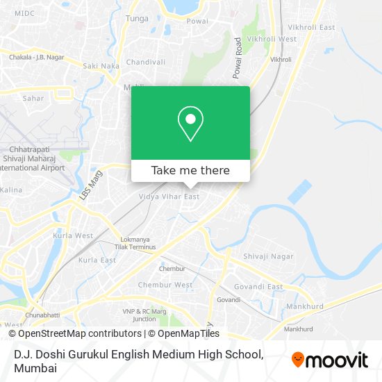 D.J. Doshi Gurukul English Medium High School map