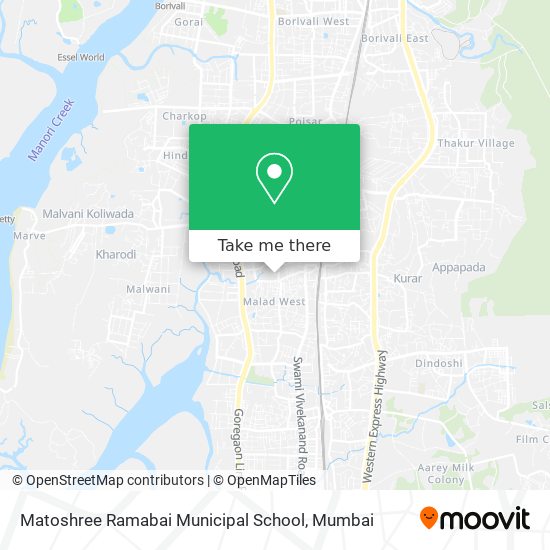 Matoshree Ramabai Municipal School map