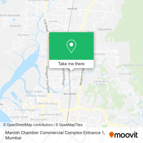 Manish Chamber Commercial Complex-Entrance 1 map