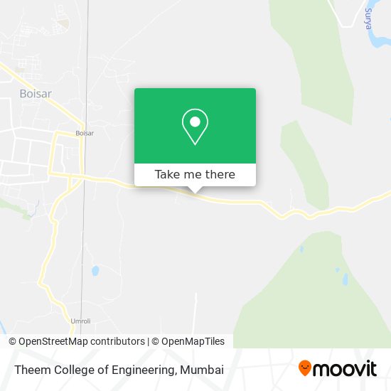 Theem College of Engineering map