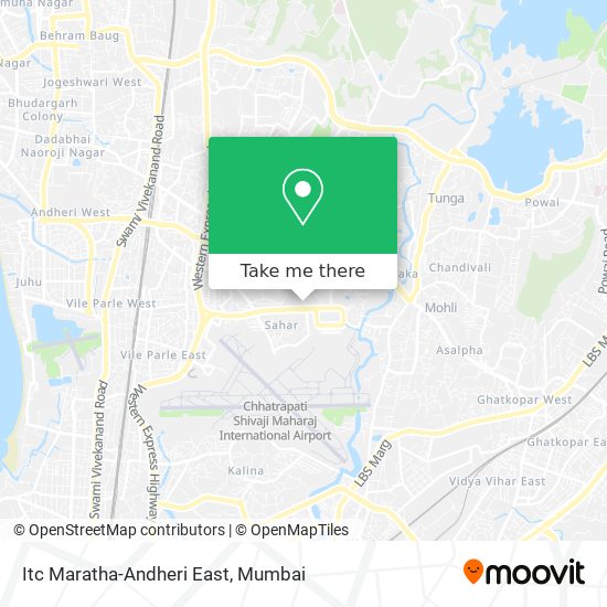 Itc Maratha-Andheri East map