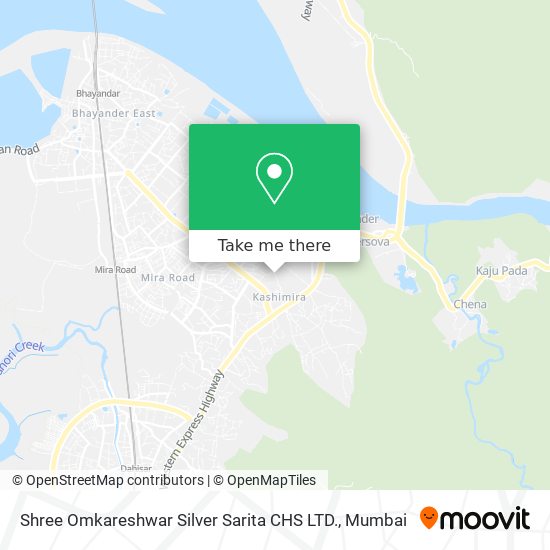 Shree Omkareshwar Silver Sarita CHS LTD. map