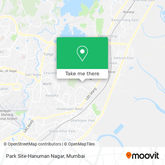 Park Site-Hanuman Nagar map