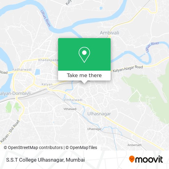 S.S.T College Ulhasnagar map