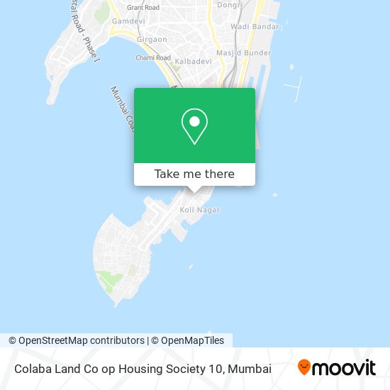 Colaba Land Co op Housing Society 10 map