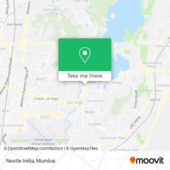 Nestle India map