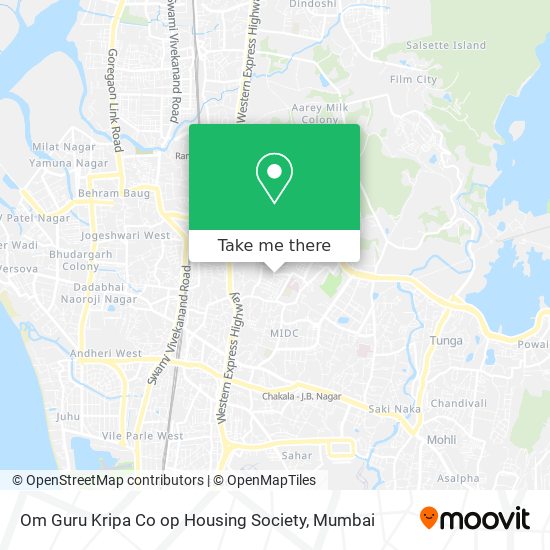 Om Guru Kripa Co op Housing Society map