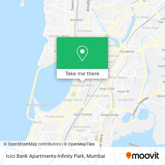 Icici Bank Apartments-Infinity Park map