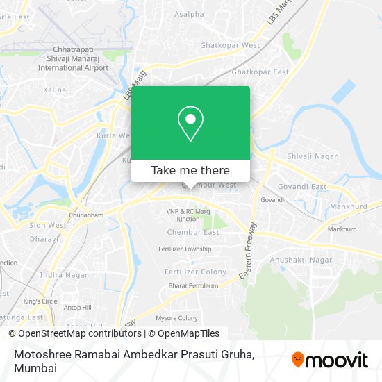 Motoshree Ramabai Ambedkar Prasuti Gruha map