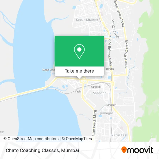 CHATE COACHING CLASSES map
