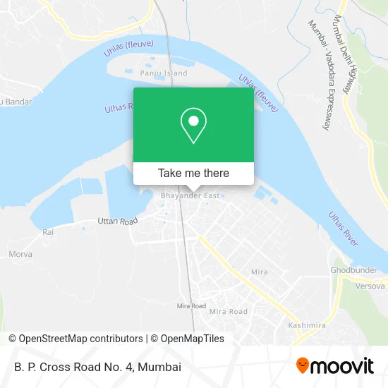 B. P. Cross Road No. 4 map