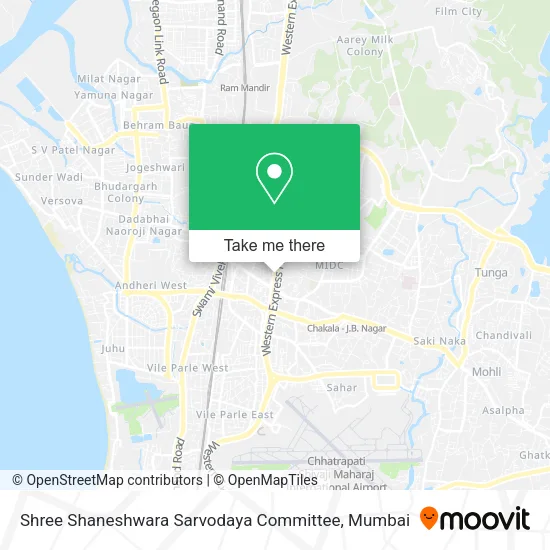 Shree Shaneshwara Sarvodaya Committee map