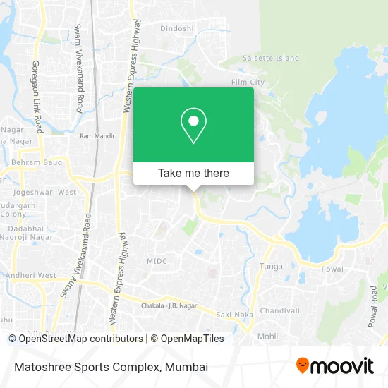 Matoshree Sports Complex map