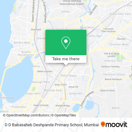 D D Babasaheb Deshpande Primary School map