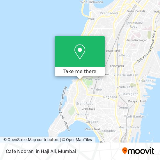 Cafe Noorani in Haji Ali map