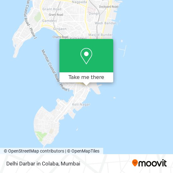 Delhi Darbar in Colaba map