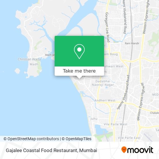 Gajalee Coastal Food Restaurant map