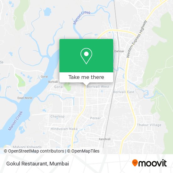 Gokul Restaurant map