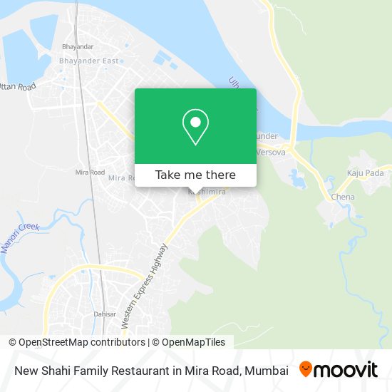 New Shahi Family Restaurant in Mira Road map