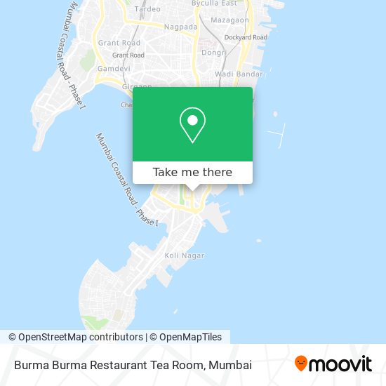 Burma Burma Restaurant Tea Room map