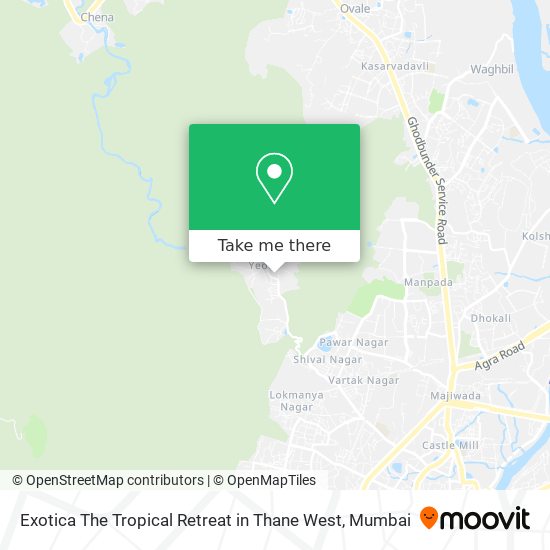 Exotica The Tropical Retreat in Thane West map